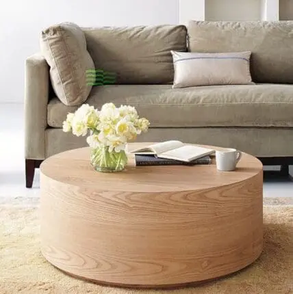 log coffee table
