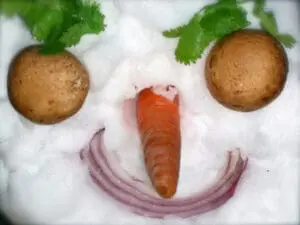veggies snow
