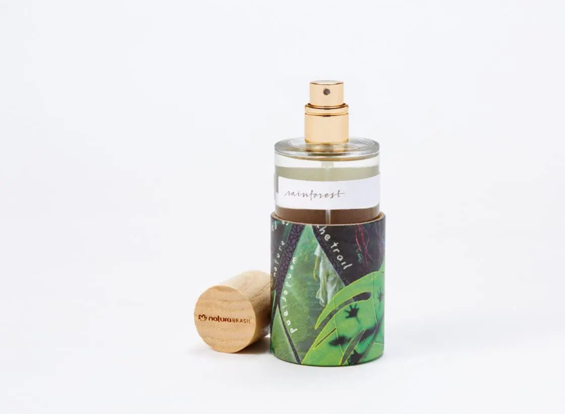 A neroli and sandalwood natural perfume