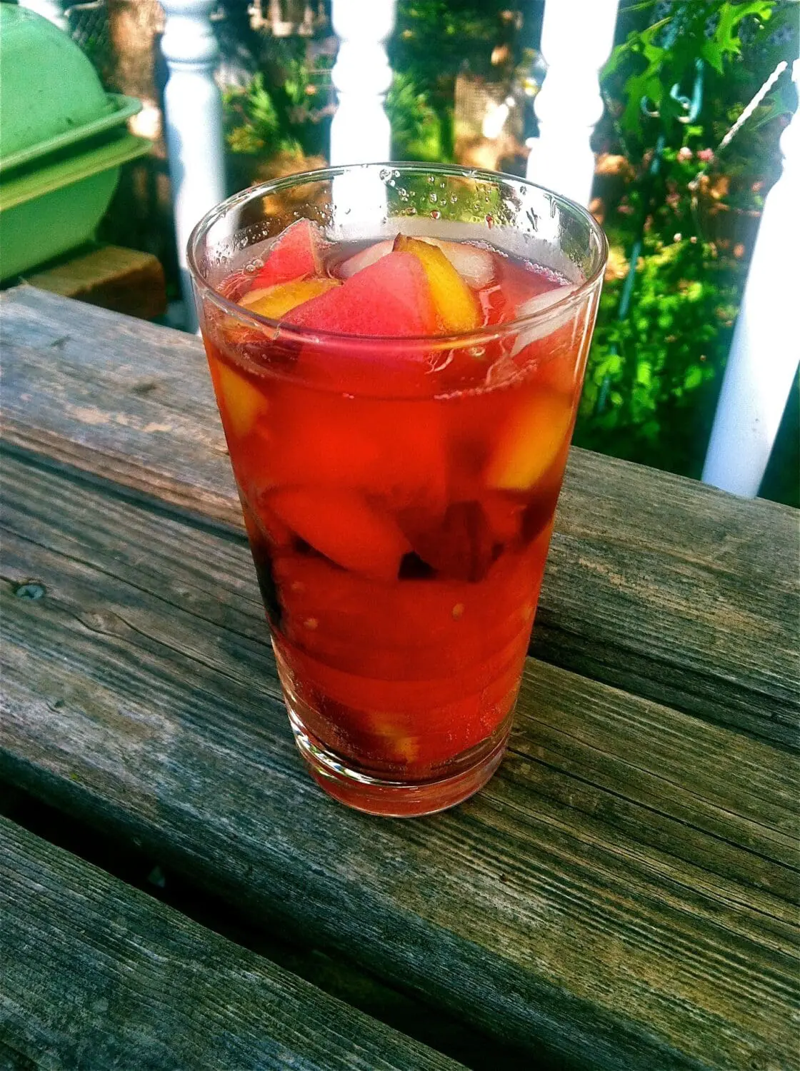 Glass of sangria