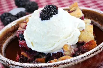 Plum Blackberry Peach Crisp Recipe