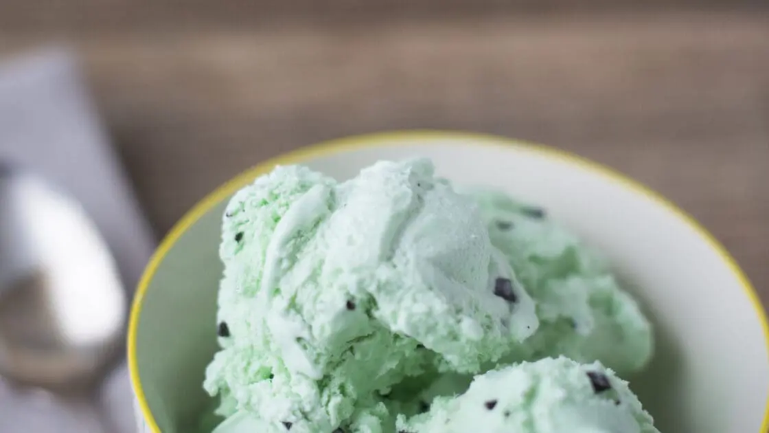 mint avocado ice cream