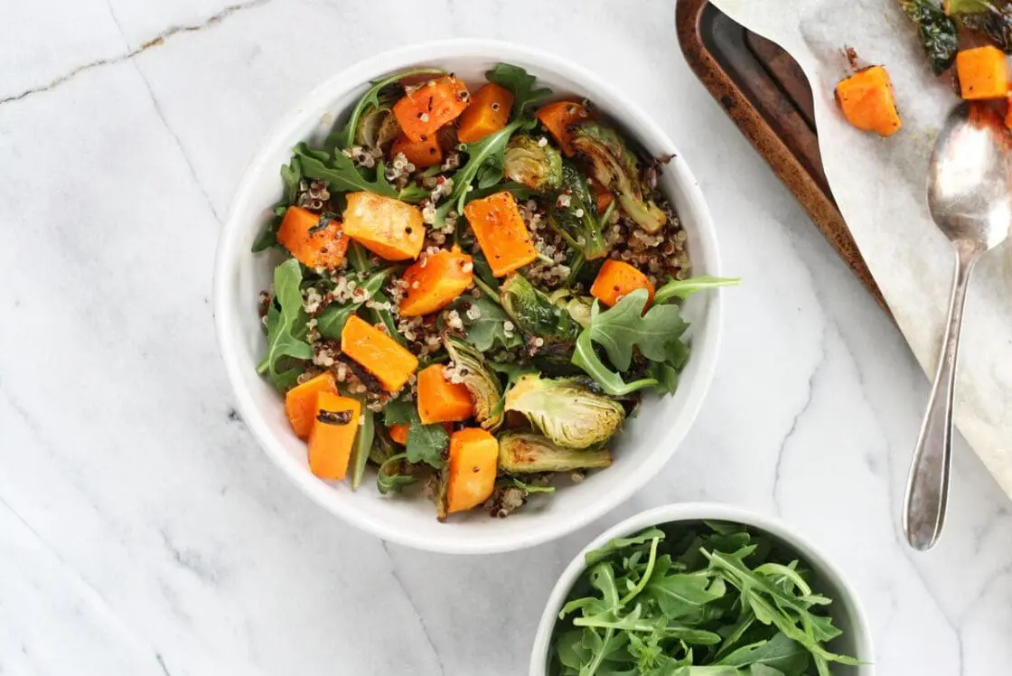 brussels sprouts quinoa salad