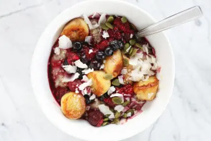 caramelized banana oatmeal