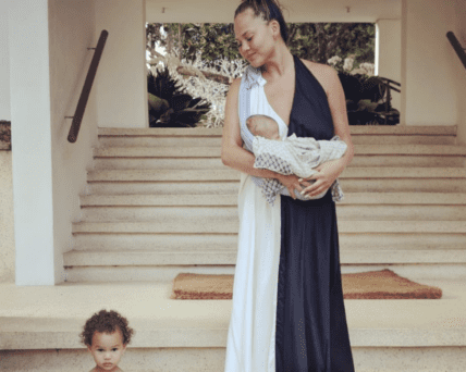 Chrissy Teigen Says Eating Her Placenta Helped Her Avoid Postpartum Depression