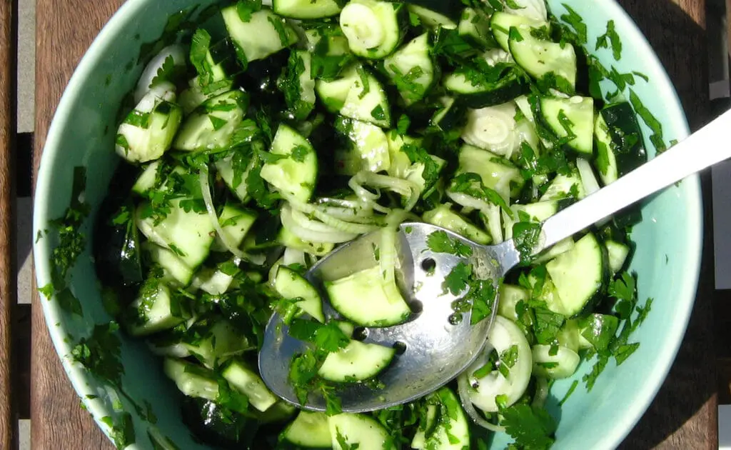Cucumber salad