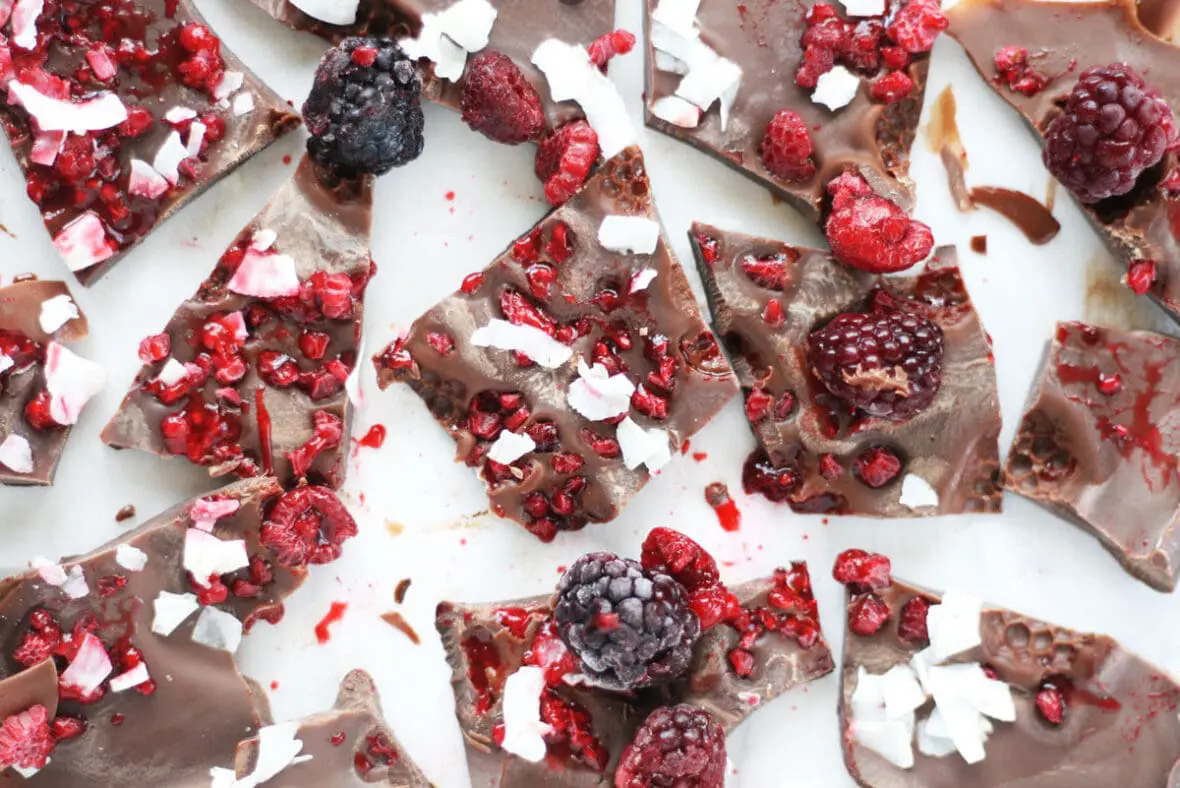 dark chocolate bark