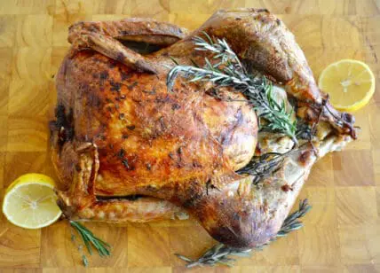 turkey recipe best Herb-Roasted, Apple Cider Vinegar-Brined Heritage Turkey