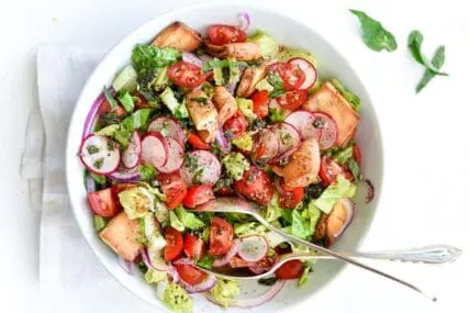 fattoush salad mediterranean recipes