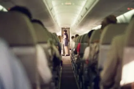 in flight