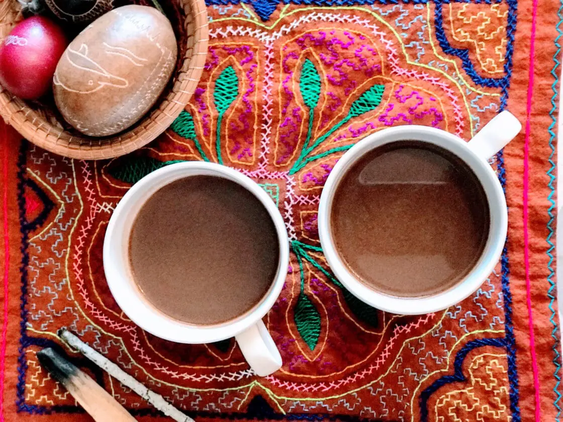 Drinking cacao ceremony The Cape Hotel