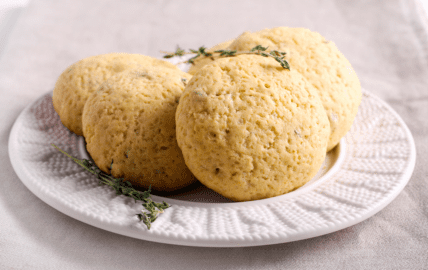 Vegan Gluten-Free Lemon Cookies with Thyme
