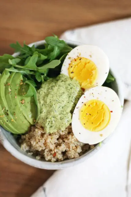 Make this Savory Breakfast Bowl with Magic Green Sauce ASAP