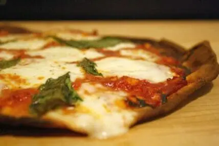 Flatbread Margherita Pizza, by Kimberley Stakal
