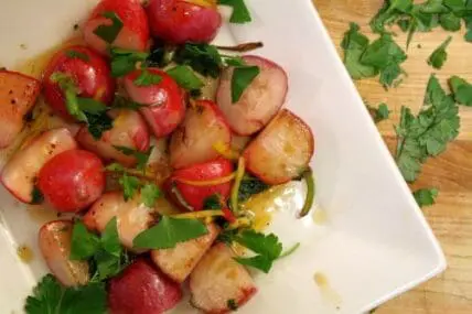 Sauteed Radishes, by Kimberley Stakal