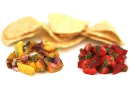 Peach and Strawberry Salsa