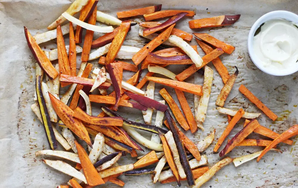 root vegetable fries