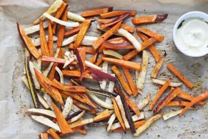 root vegetable fries
