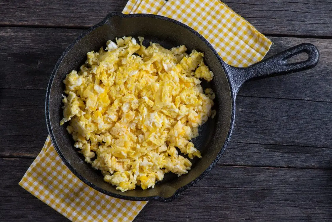 scrambled eggs