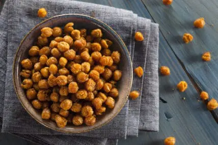 roasted vegetables - roasted chickpeas