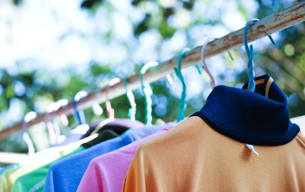 Drying laundry outside is the way to go if you want to avoid high energy bills and clothing wear and tear.