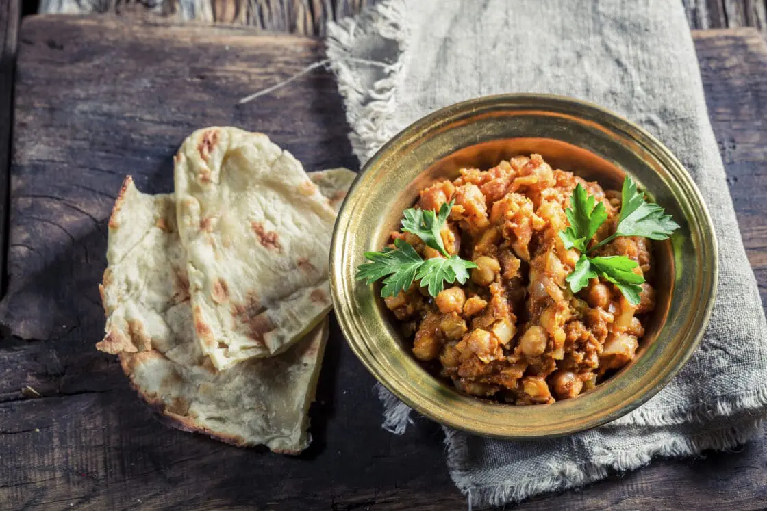 vegetarian indian recipes - chana masala