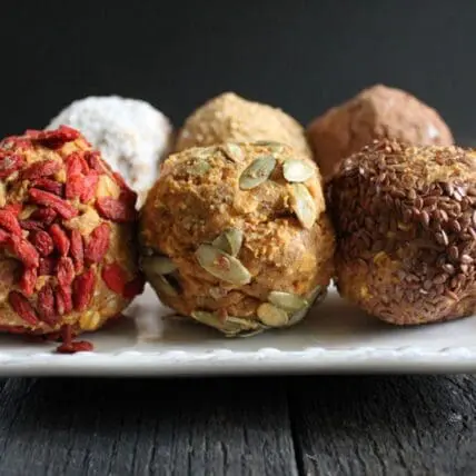 veggie based desserts, sweet potato truffles