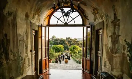 View of Villa Medicea di Lilliano Wine Estate