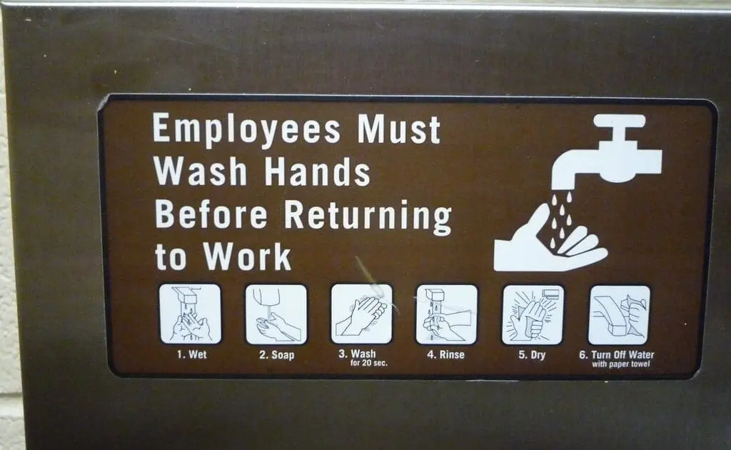 wash hands