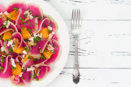 watermelon radish salad