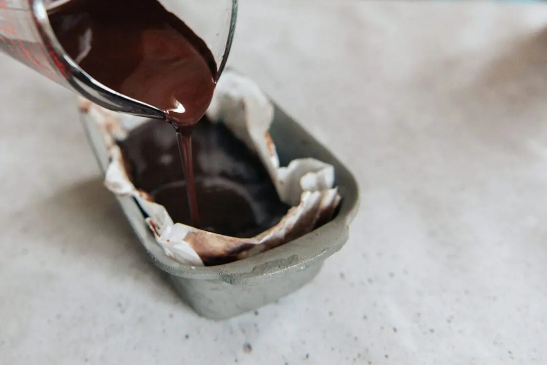 image of top layer of homemade snickers