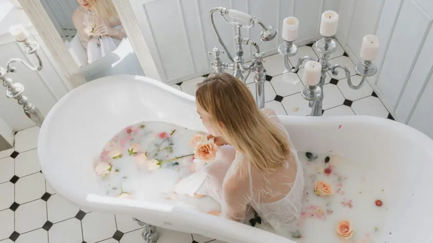 natural bubble bath