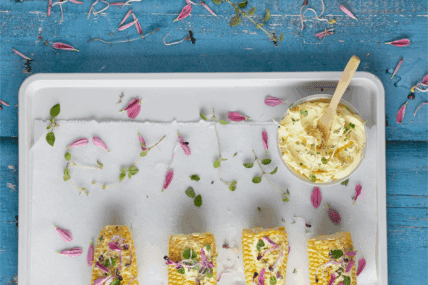 image of corn on the cob recipes for compound butter