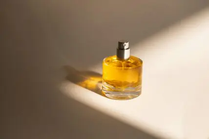 image of a perfume bottle, which may contain artificial fragrance are bad for you mathilde langevin unsplash