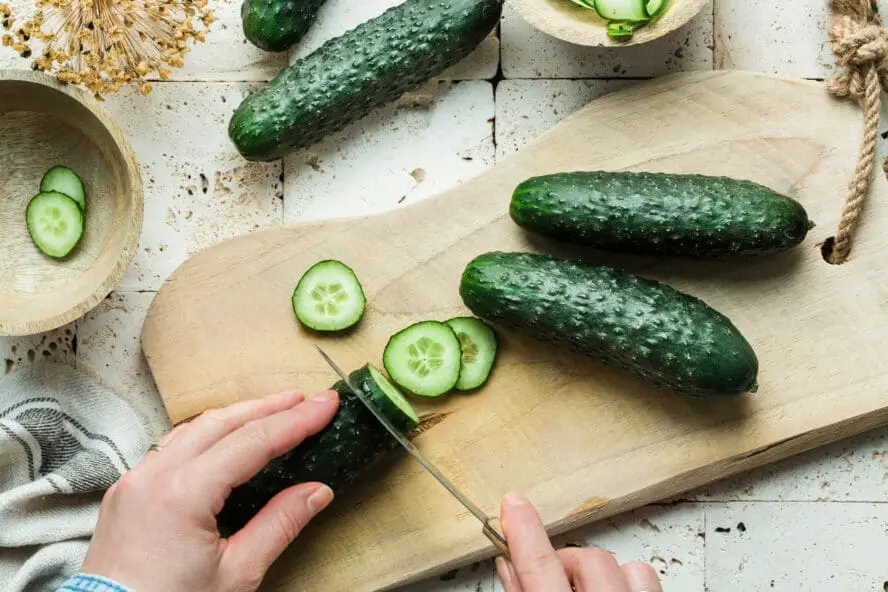 natural sunburn relief cucumbers
