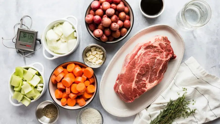 pot roast with potatoes thermopro unsplash