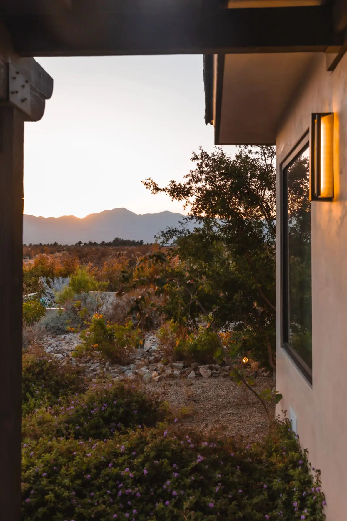 Image from the view of a suite at the We Care Spa in California, where they provide the benefits of colonics and liquid fasting