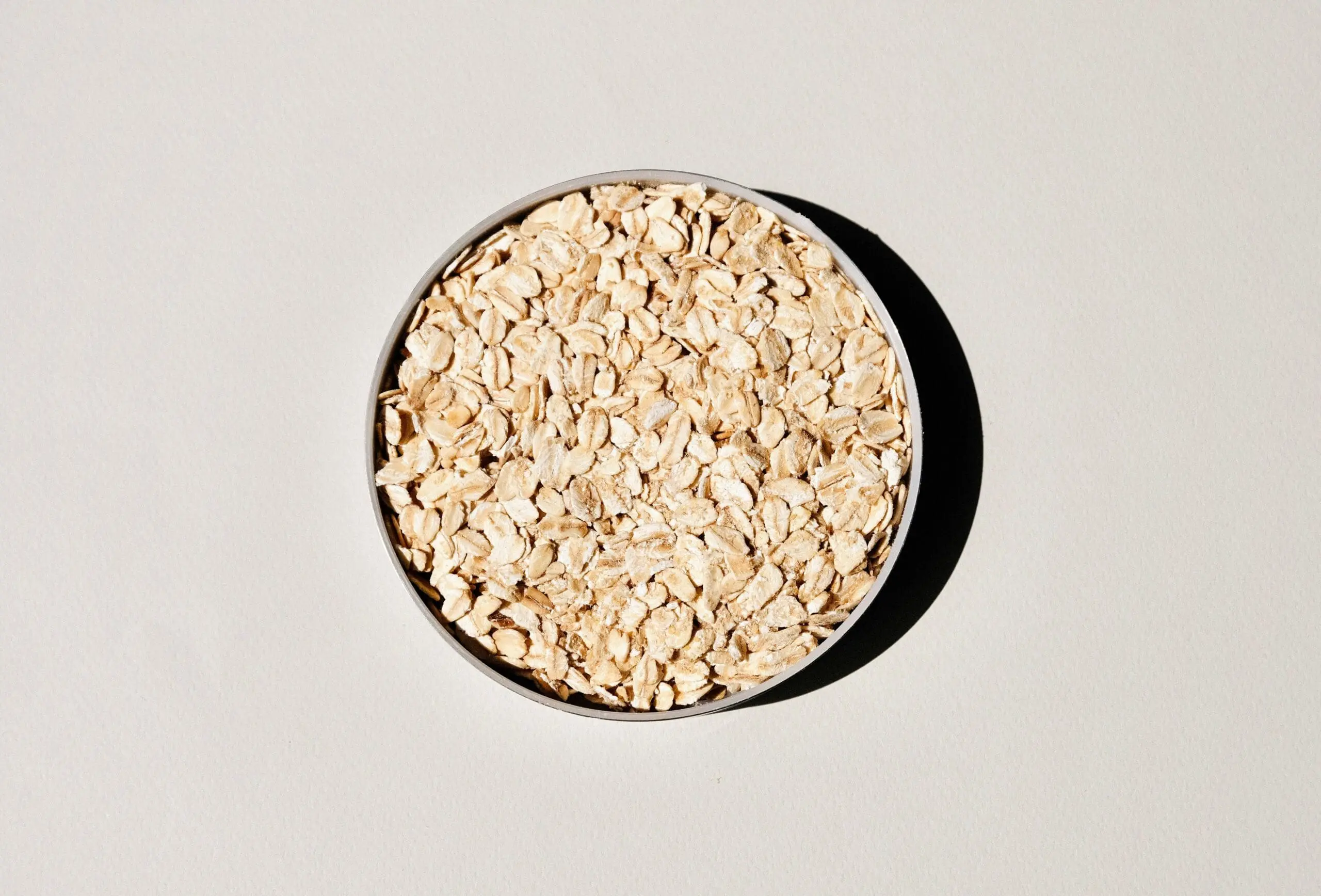 image of a bowl of old fashioned cut oats, which are one of the best superfoods to have on hand