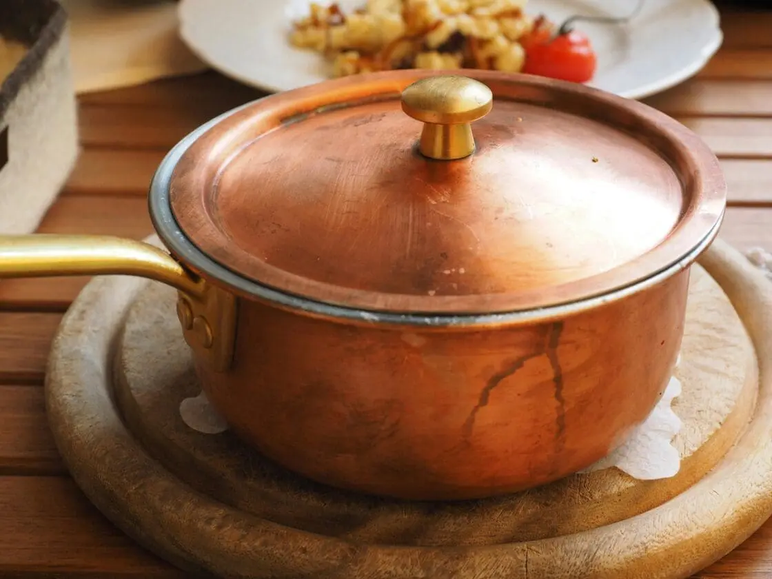 Another addition to our list of potential toxic cookware — copper pots and pans.