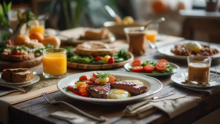 breakfast lunch and dinner meal plan