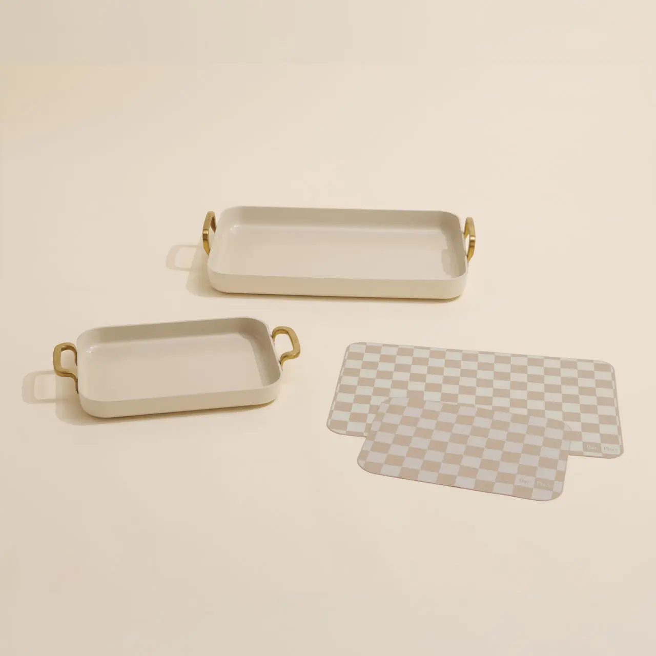 our place new cookware line, the essentials collection griddle set