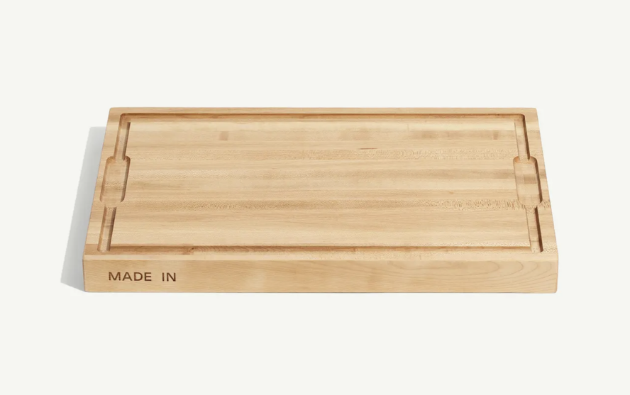 Image of a Made In Butcher Block shown against a white background.