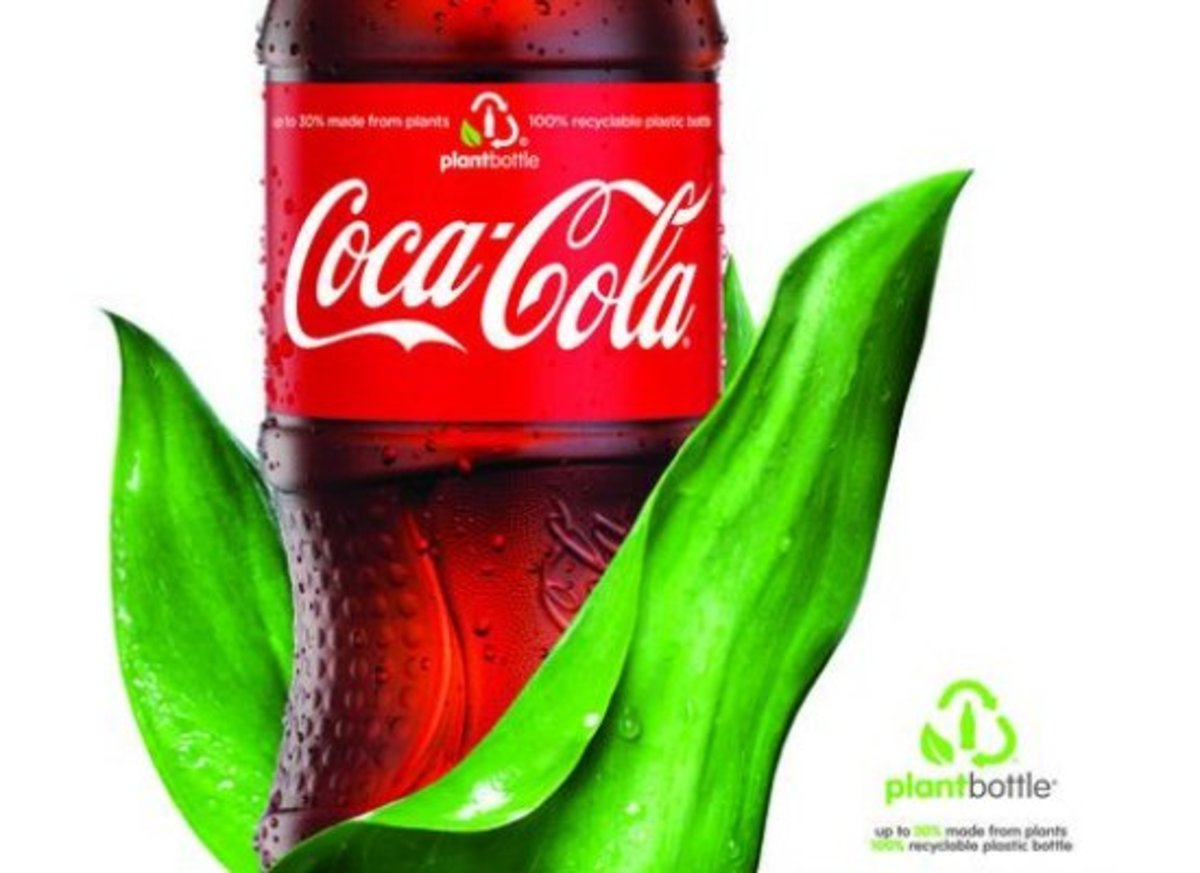 coca cola plantbottle