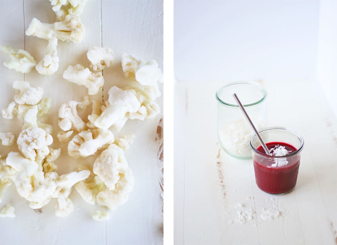 beet berry cauliflower smoothie