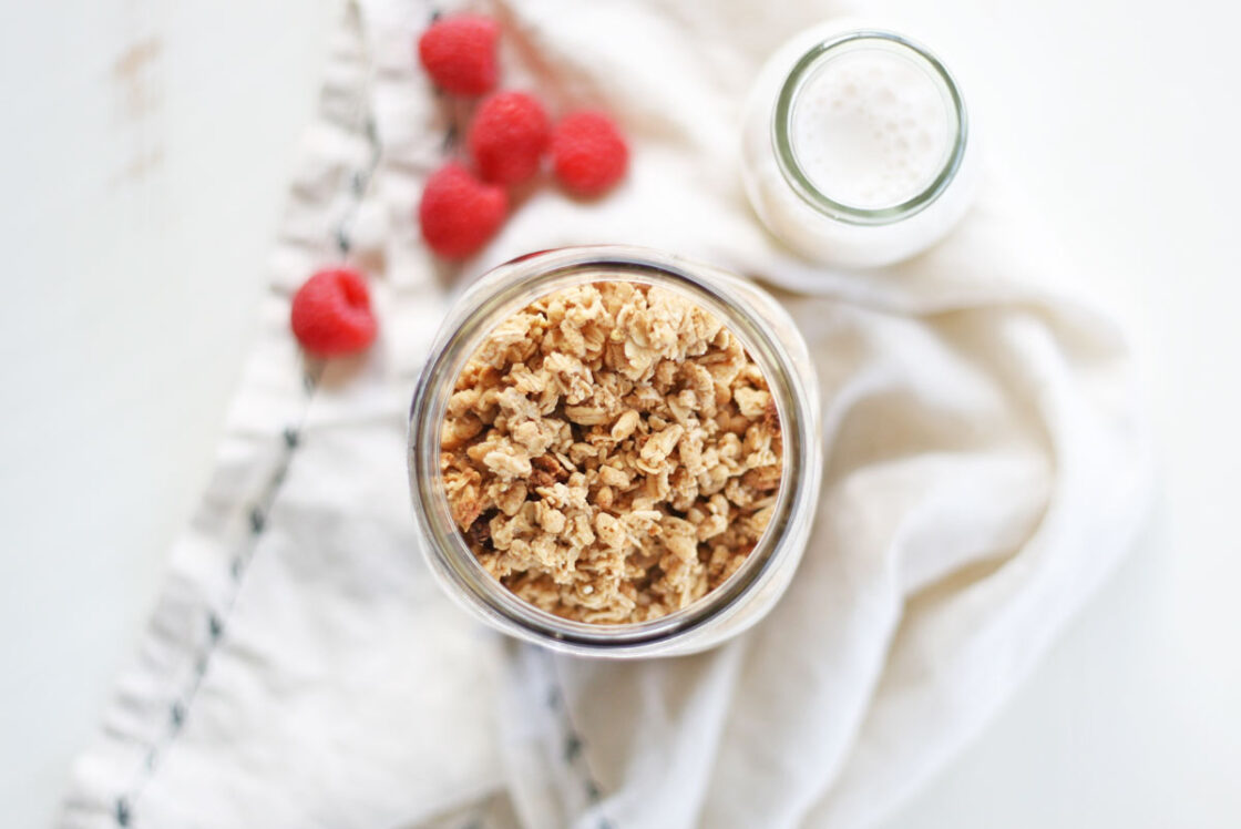 peanut butter granola recipe with chia seeds