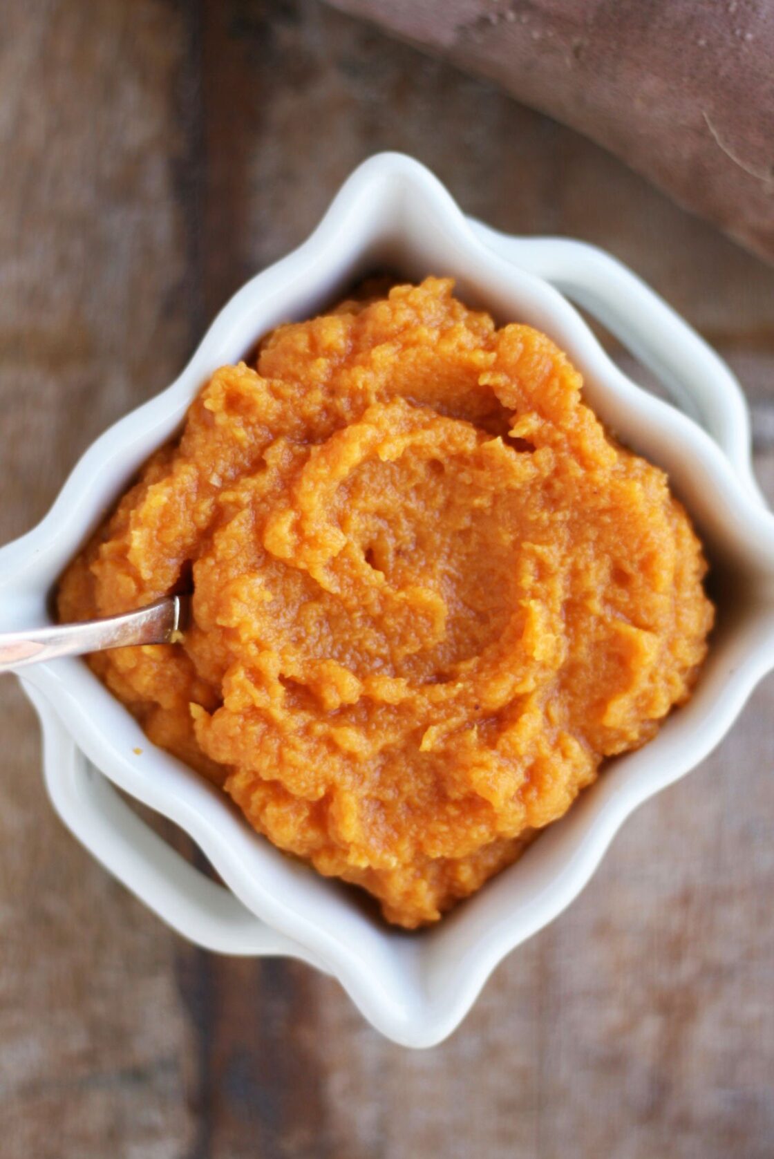 mashed sweet potatoes
