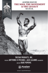 Jack LaLanne screening information.
