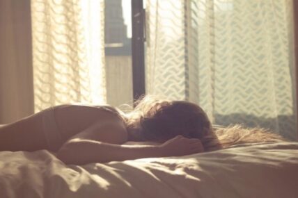 Woman sleeping