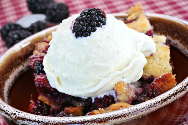 Plum Blackberry Peach Crisp Recipe