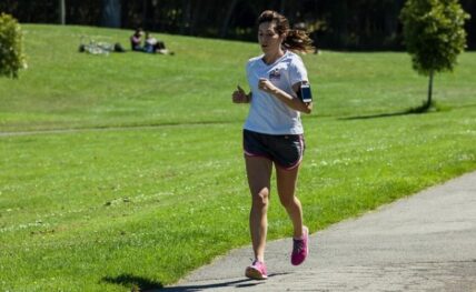 Woman running